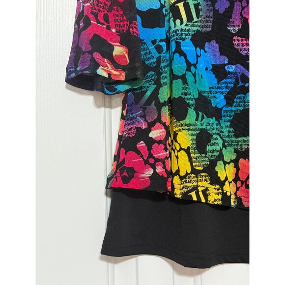 Caleesa Multi-Colored Tunic, Size S - Picture 4 of 6